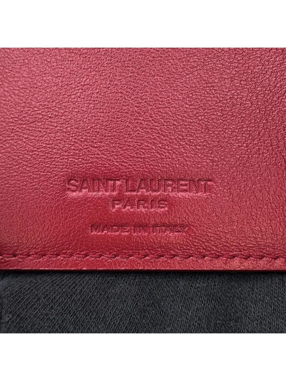 ★SOLD★ Saint Laurent Paris Bifold Wallet East Waist Patent Leather - Picture 9 of 10